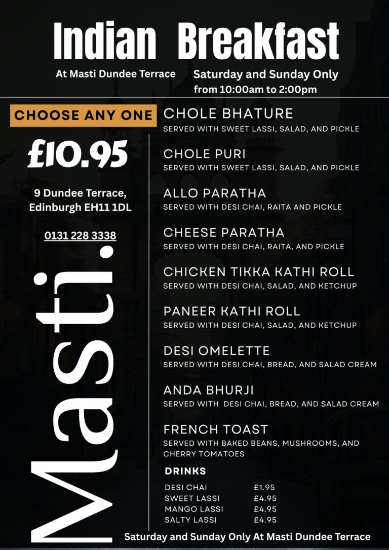indian breakfast in edinburgh