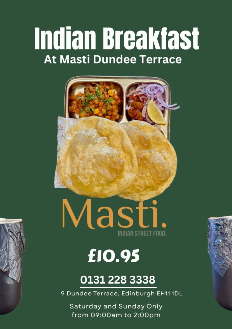 Indian Breakfast in Edinburgh